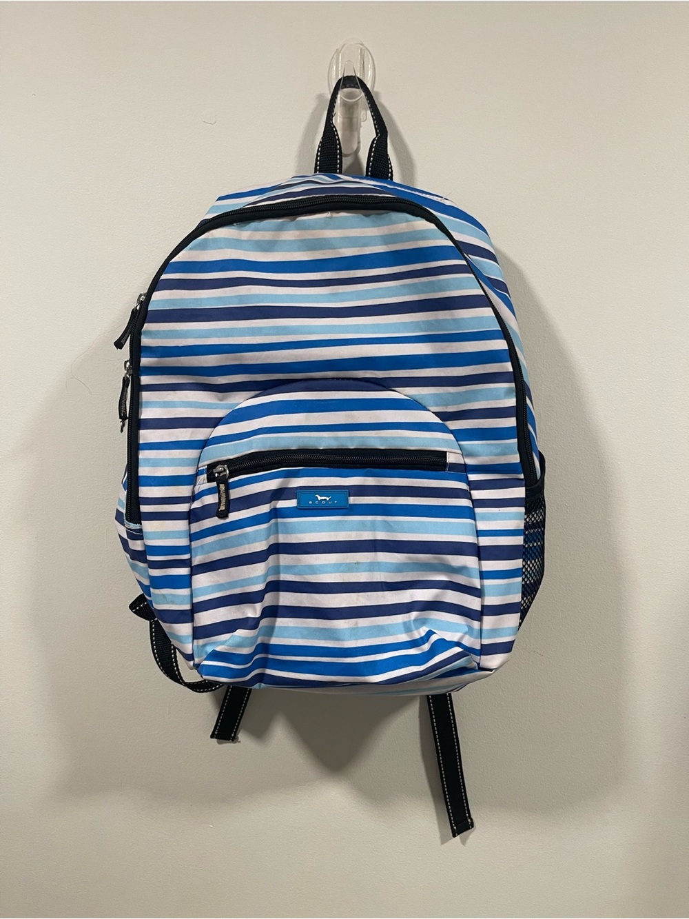 Scout Blue and White Striped Men’s Backpack